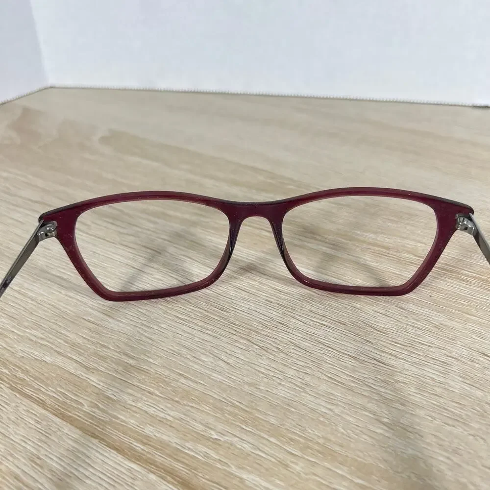 Ray-Ban RB7053 5526 Red Square Eyeglasses READ DESC Frames Only 54-17-140